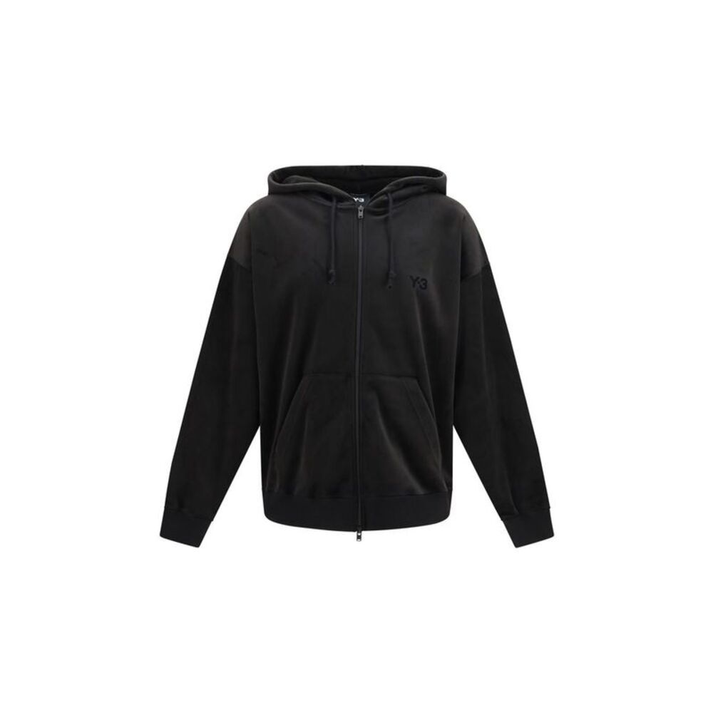 Y-3 Black Polyester Men's Sweatshirt